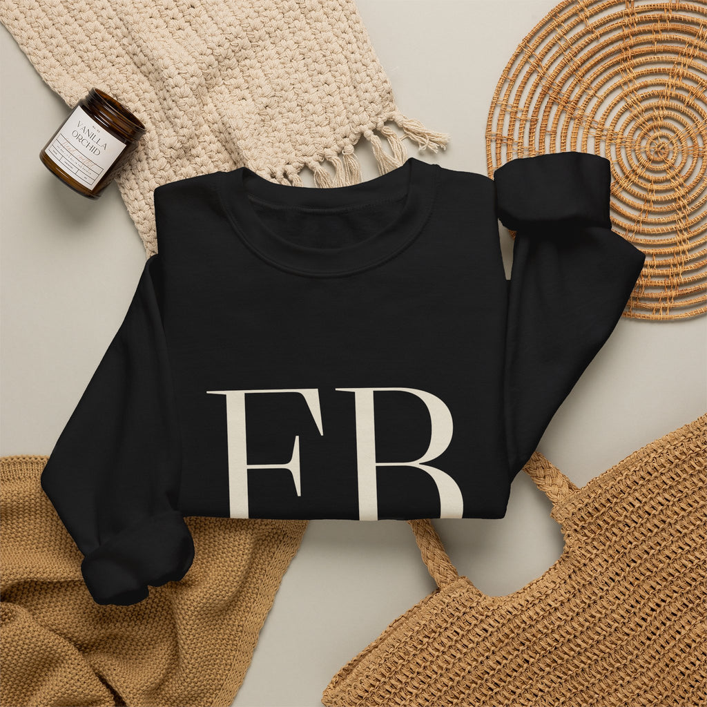 Monogram Full Kit Crewneck — Freedom Beagle, Stacked (Black)