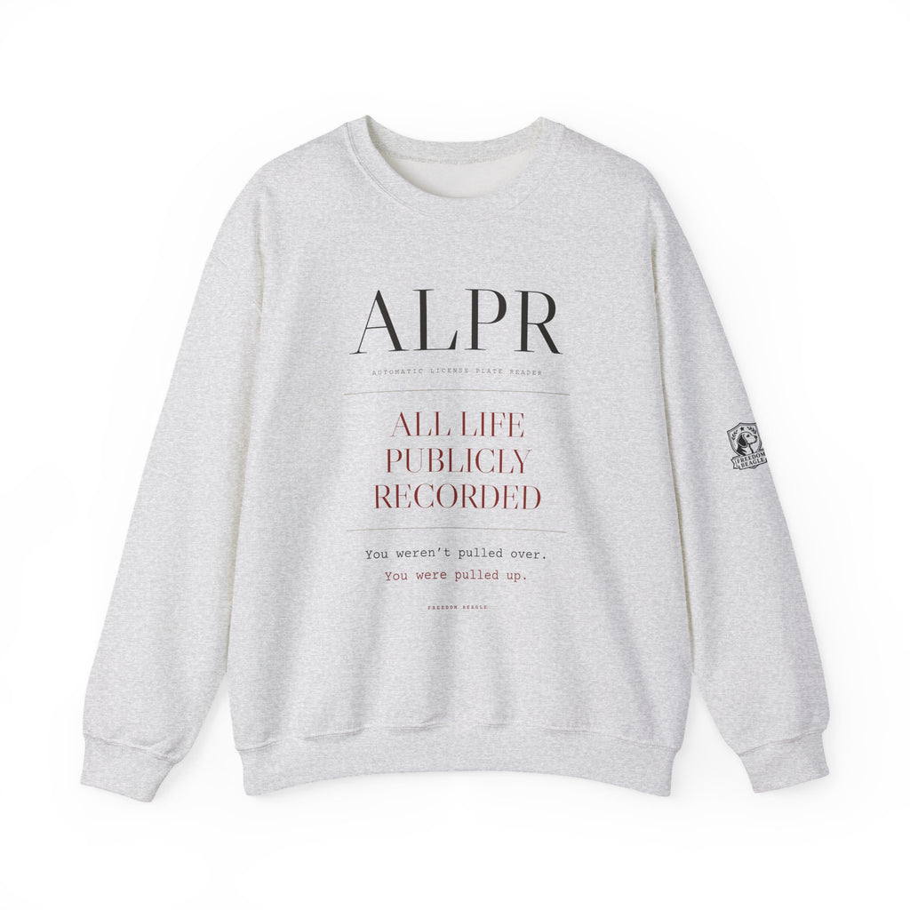 ALPR — All Life Publicly Recorded Crewneck (Sand)