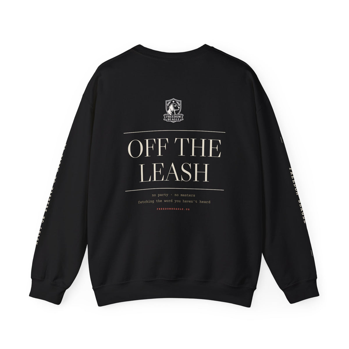 Off the Leash Full Kit Crewneck — Full Back Print (Black)