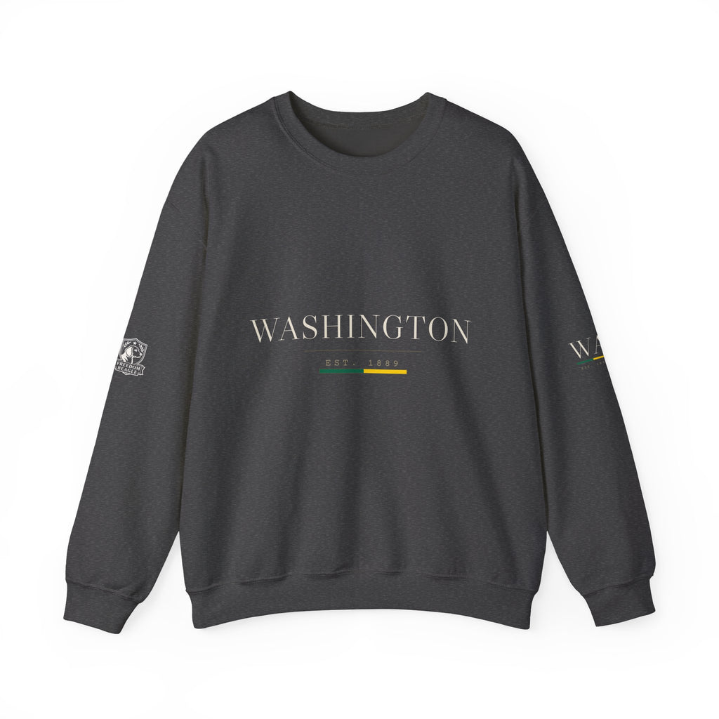 Washington — Freedom Beagle State Series Crewneck (Black)