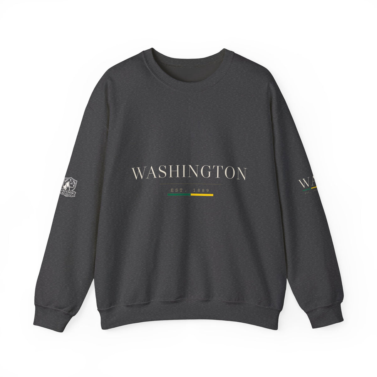 Washington — Freedom Beagle State Series Crewneck (Black)