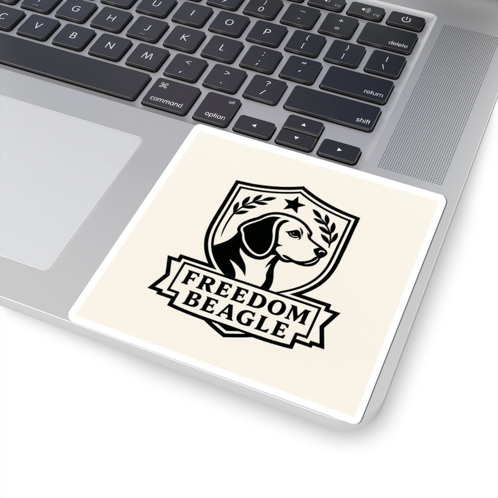 Beagle Freedom Kiss-Cut Stickers, Dog Lover Gift, Home Decor, Laptop Stickers, Pet Owner Accessories