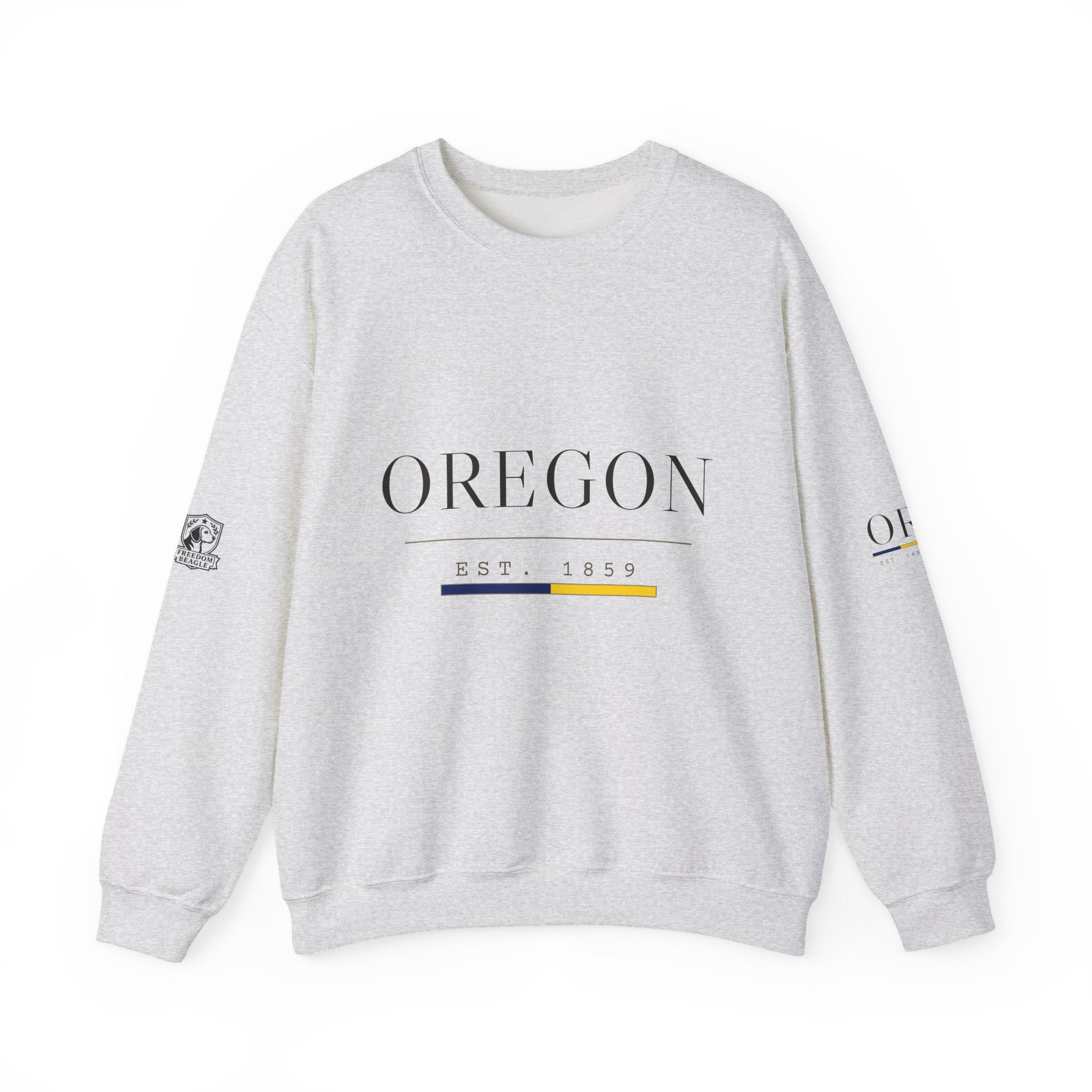 Oregon — Freedom Beagle State Series Crewneck (Sand)