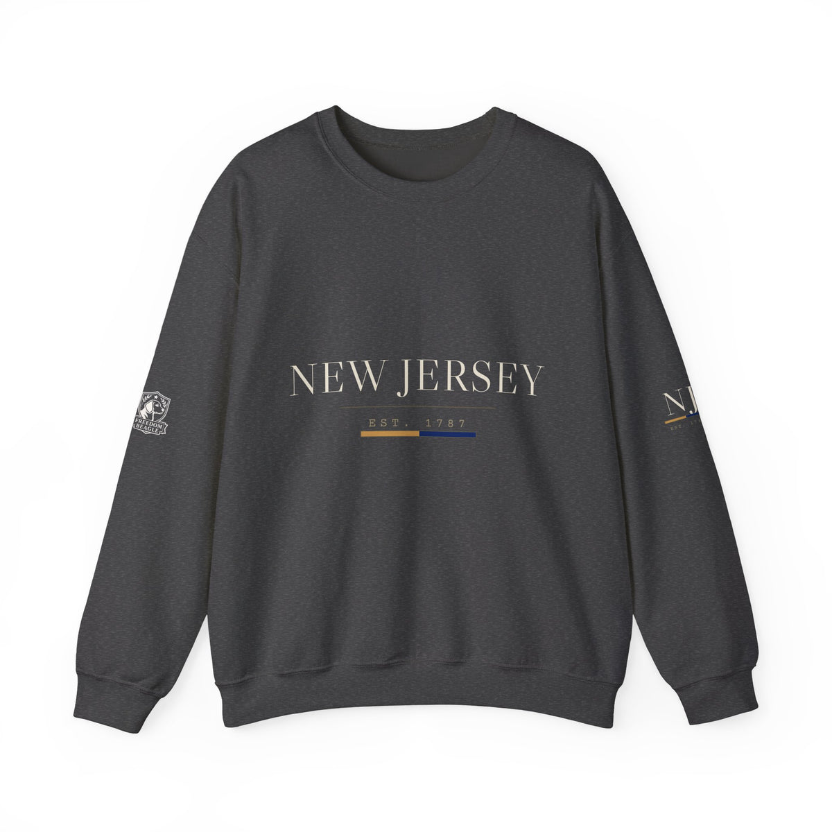 New Jersey — Freedom Beagle State Series Crewneck (Black)