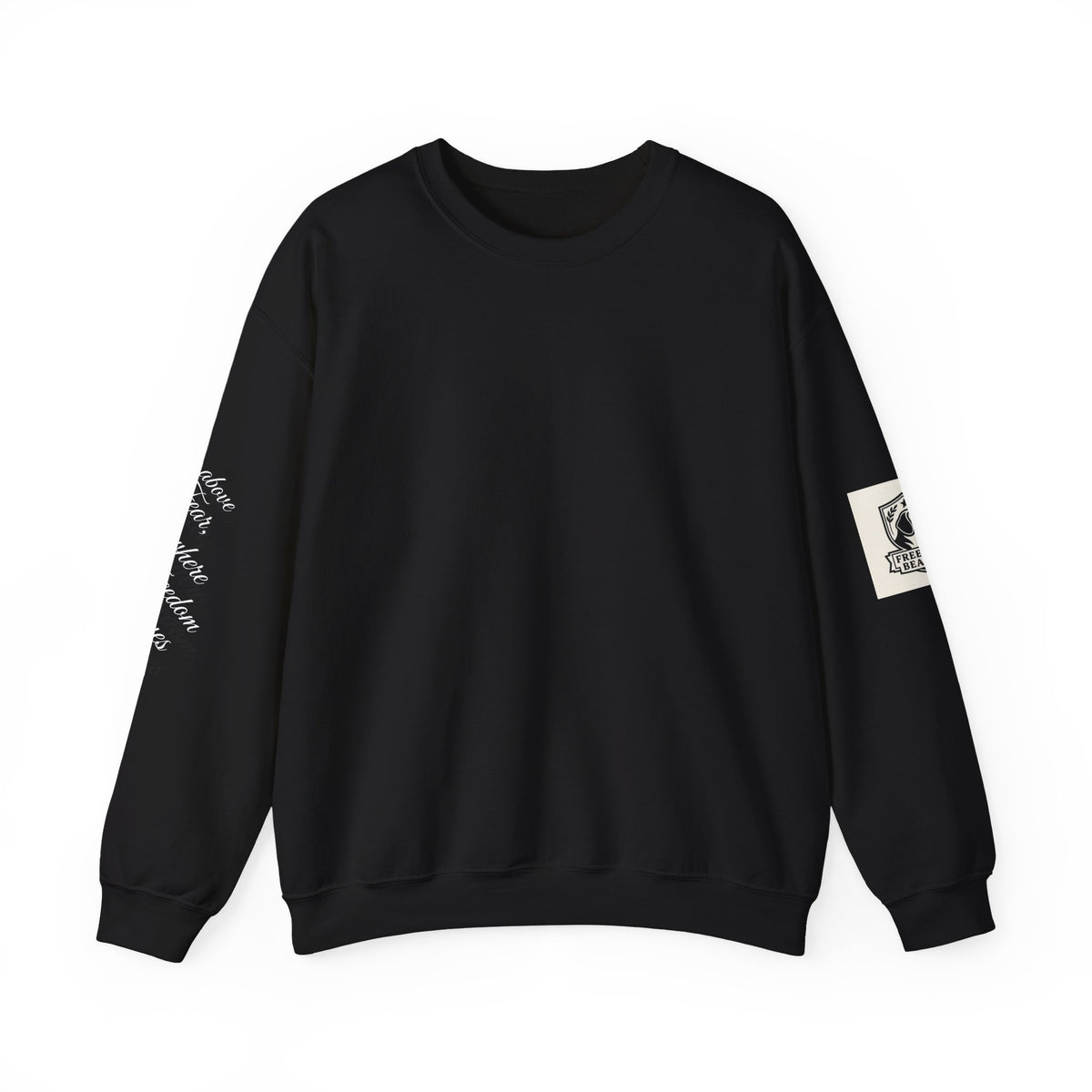 Crewneck Sweatshirt - Rise Above Fear Freedom Beagles on Eagles Design
