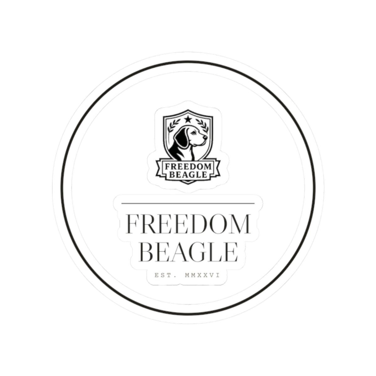 Freedom Beagle Seal — Roundel Sticker