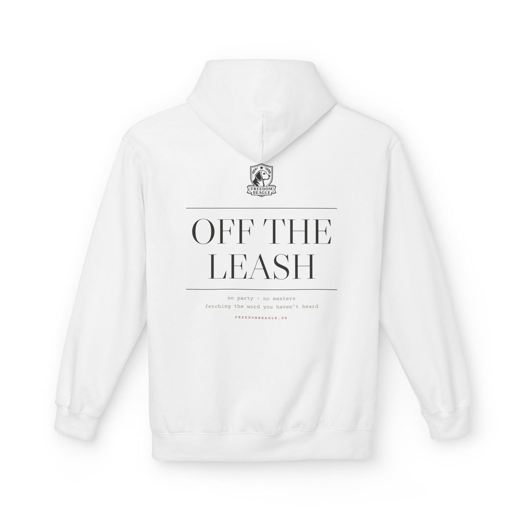 Off the Leash Hoodie — Full Back Print (Cement)