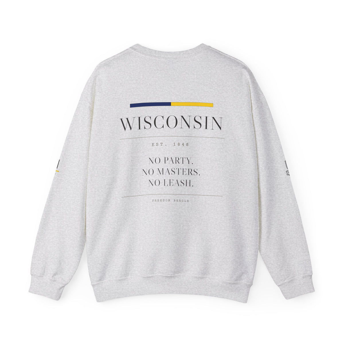 Wisconsin — Freedom Beagle State Series Crewneck (Sand)