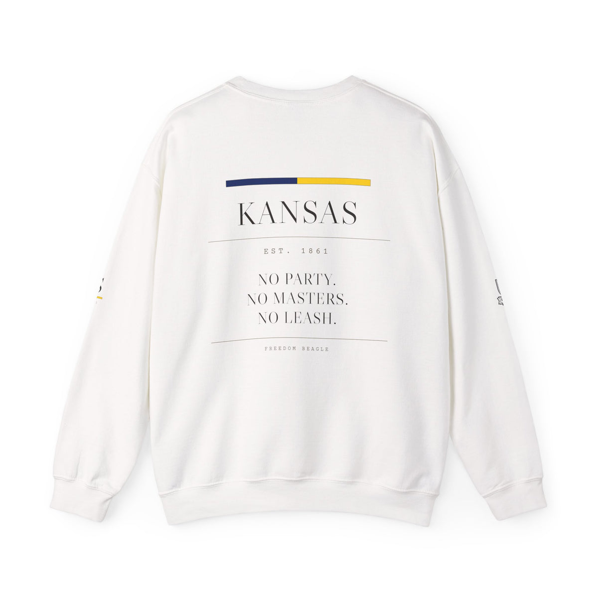 Kansas — Freedom Beagle State Series Crewneck (Sand)