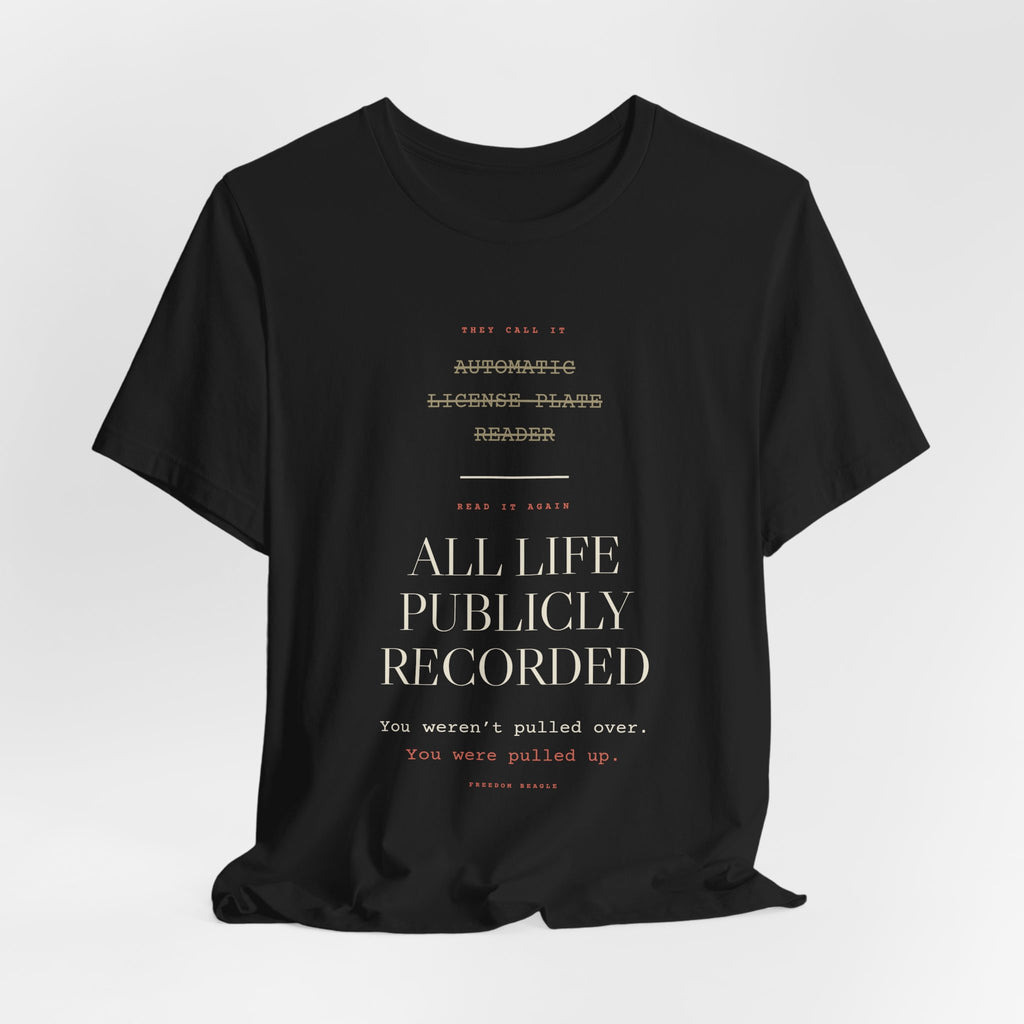 Read It Again — ALPR Tee (Black)