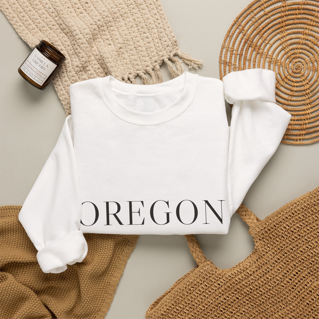 Oregon — Freedom Beagle State Series Crewneck (Sand)