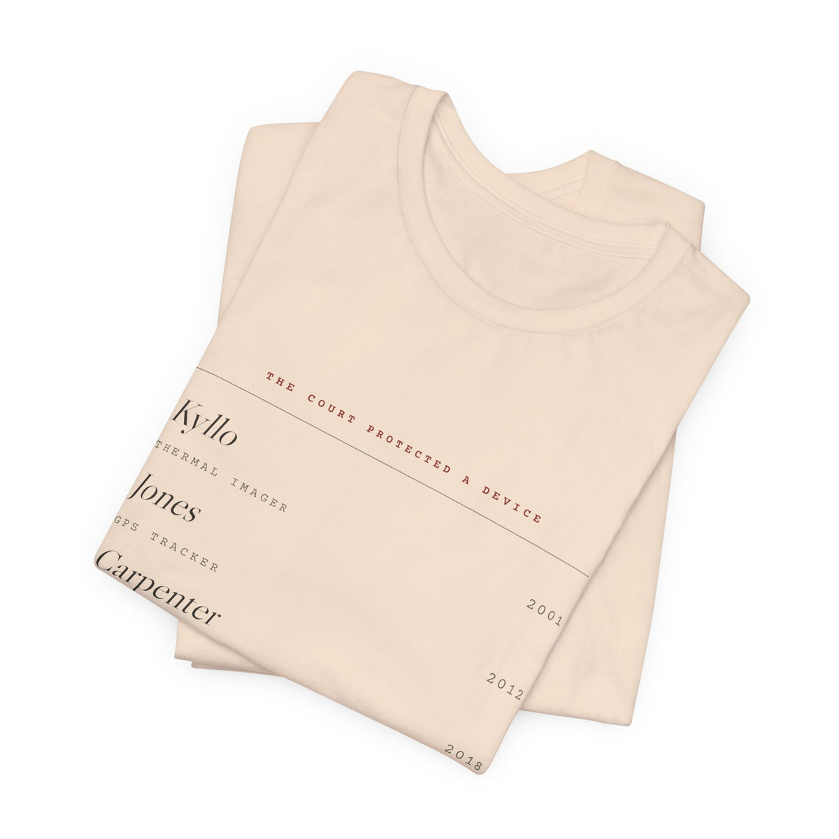 The Next One Starts From Zero — Fourth Amendment Tee (Natural)