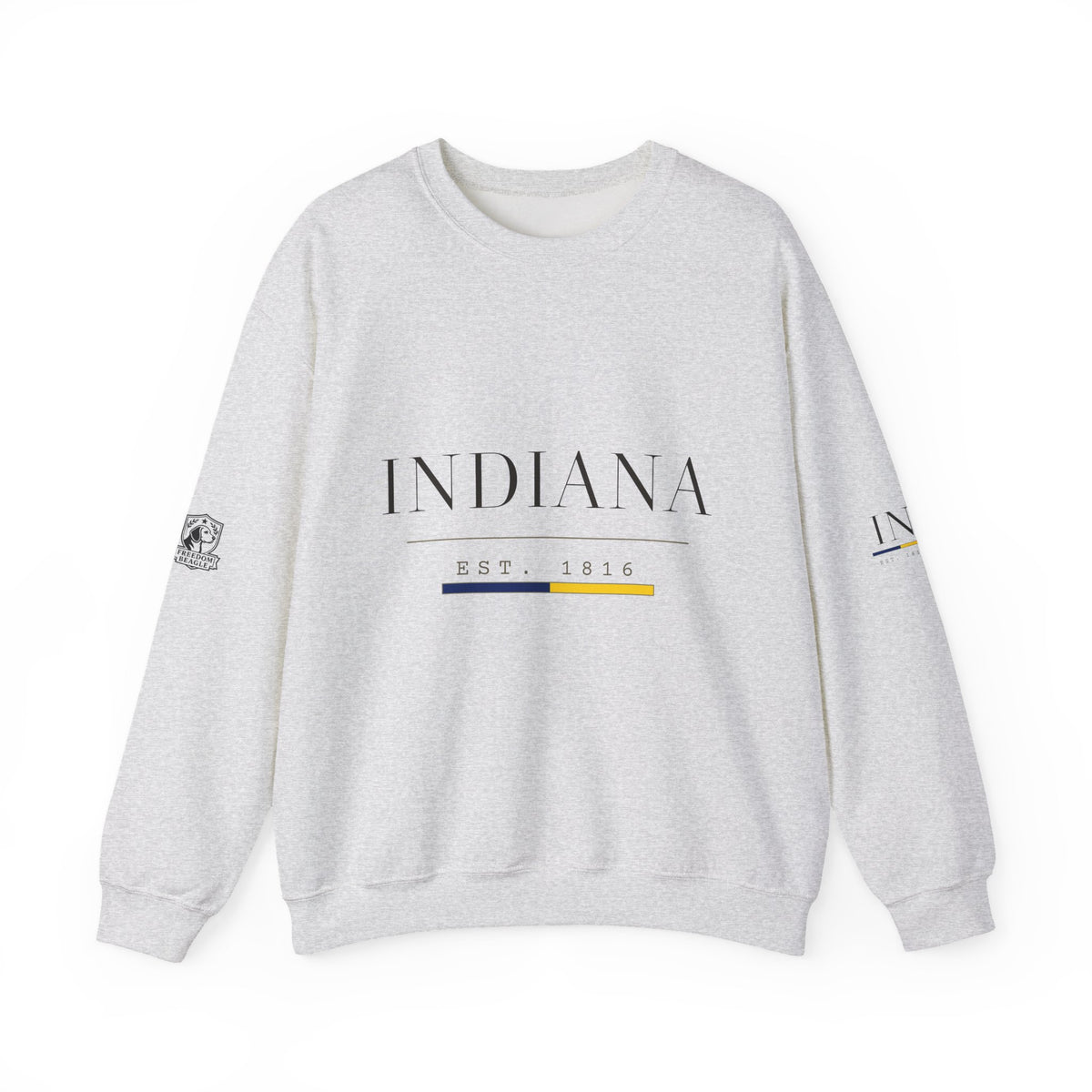 Indiana — Freedom Beagle State Series Crewneck (Sand)