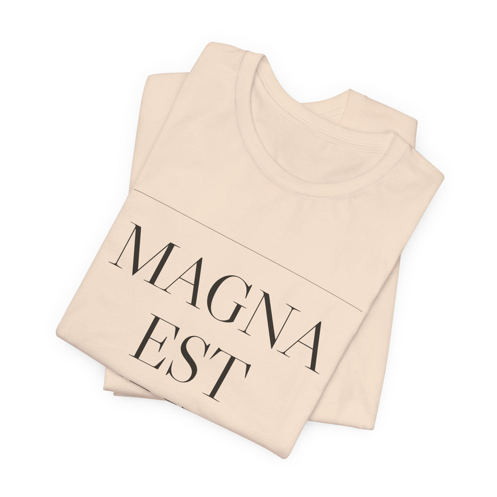Magna Est Veritas — Great Is the Truth Tee (Natural)
