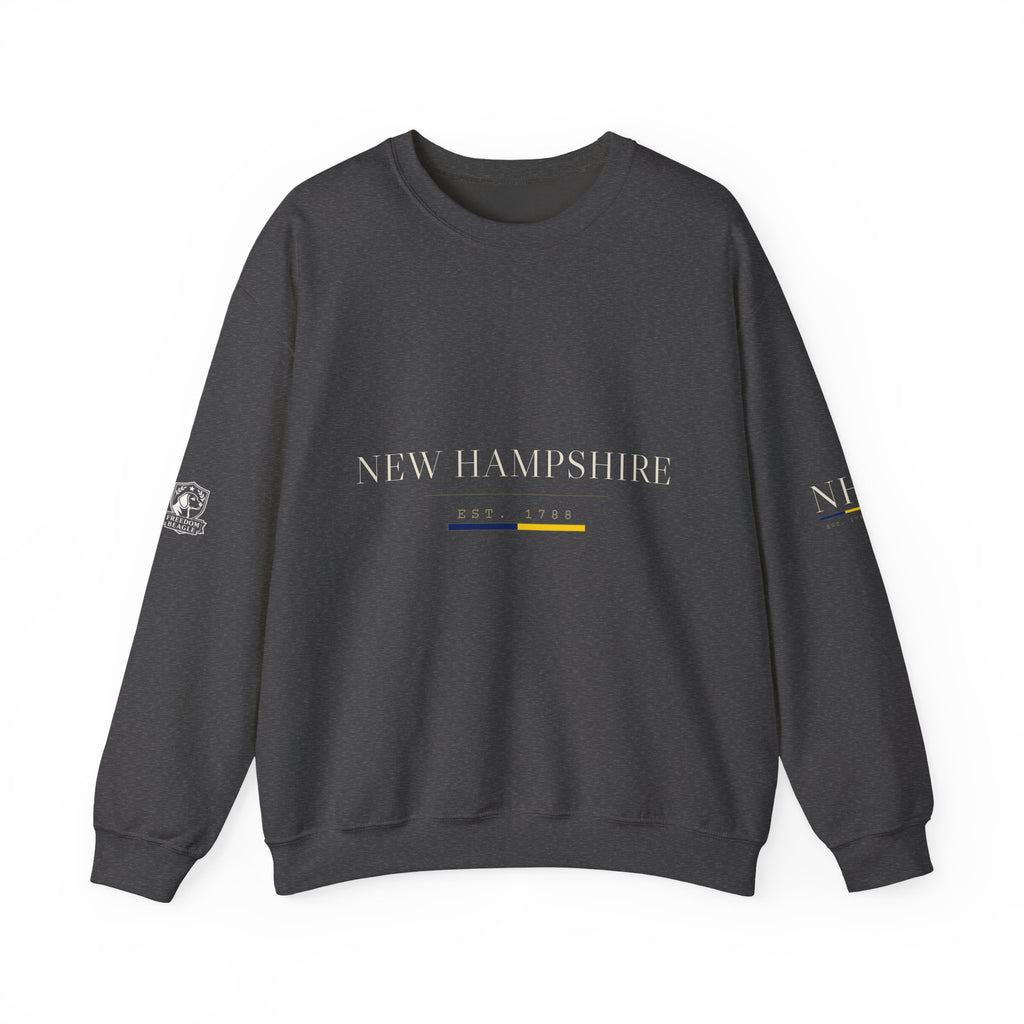 New Hampshire — Freedom Beagle State Series Crewneck (Black)
