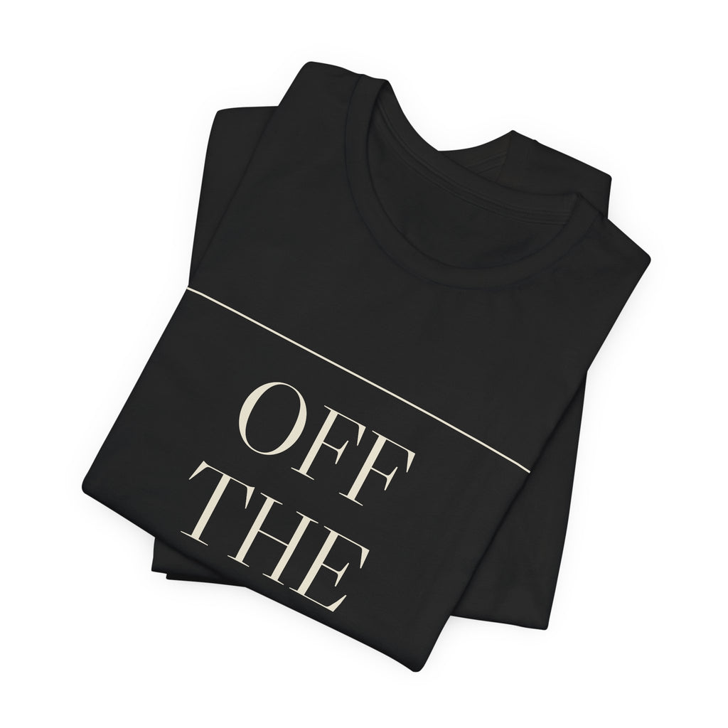 Off the Leash — Oversized Type Tee (Black)