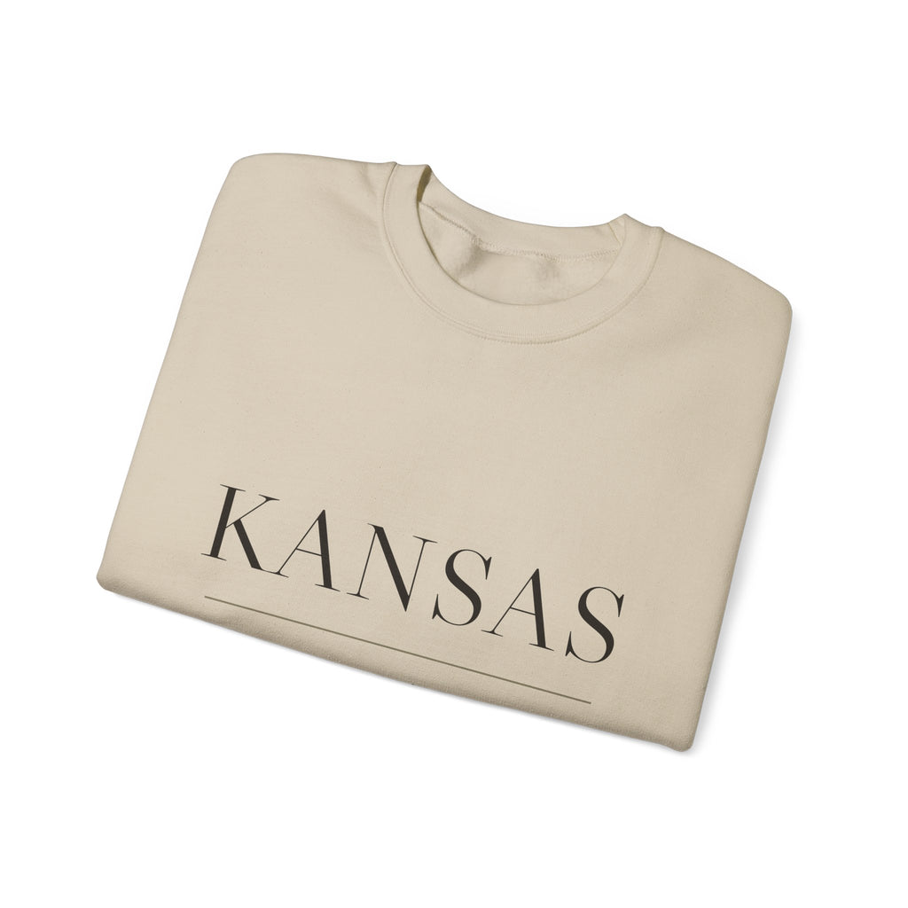 Kansas — Freedom Beagle State Series Crewneck (Sand)