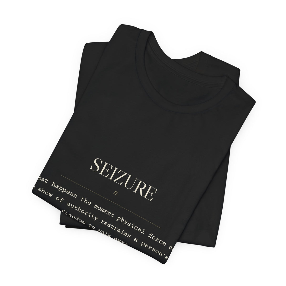 Seizure, n. — Terms of Art Tee