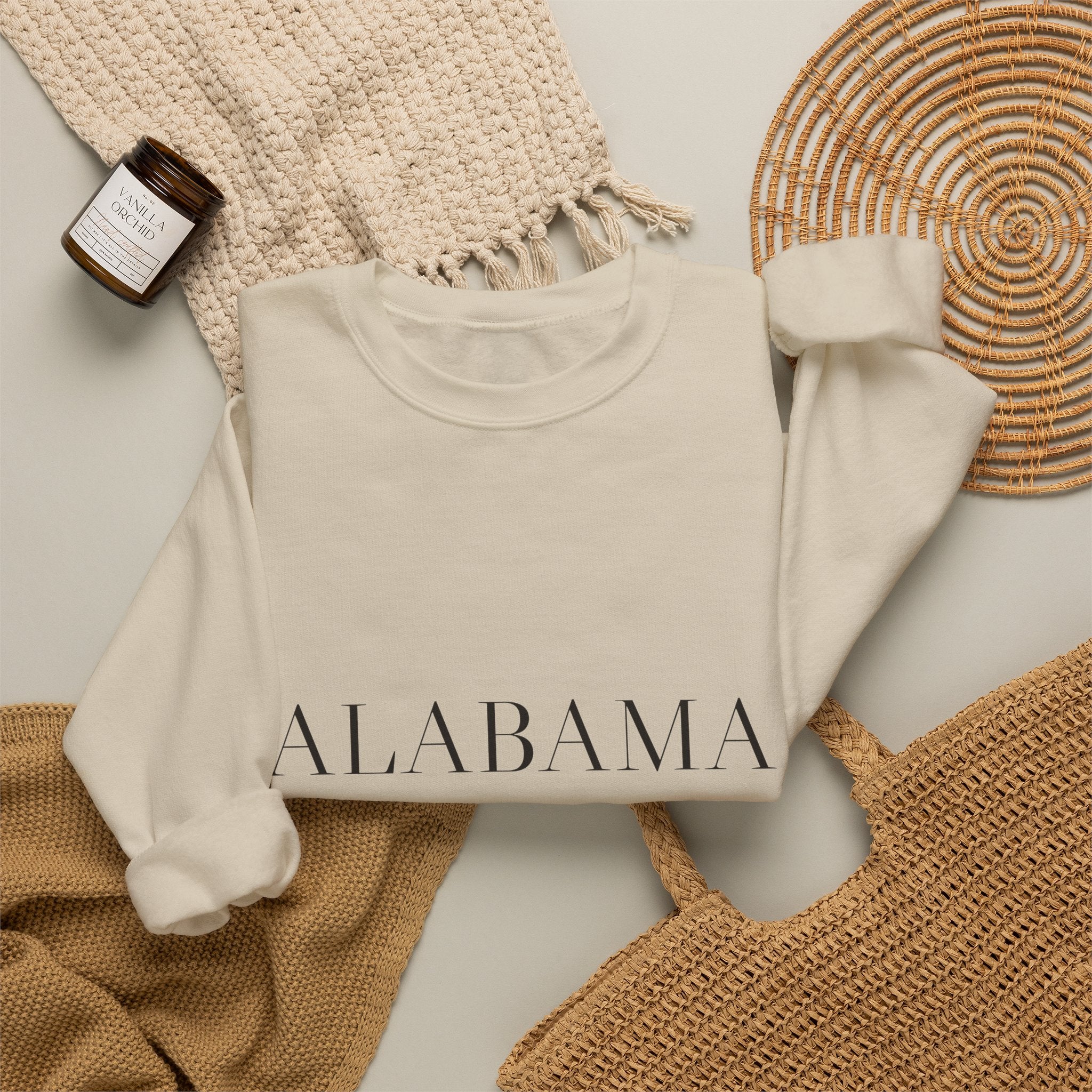 Alabama — Freedom Beagle State Series Crewneck (Sand)