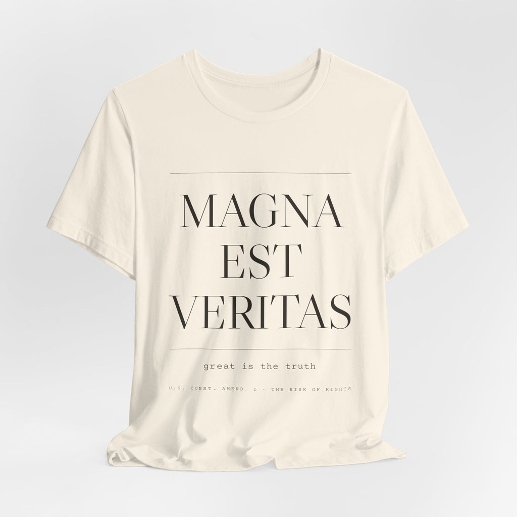 Magna Est Veritas — Great Is the Truth Tee (Natural)