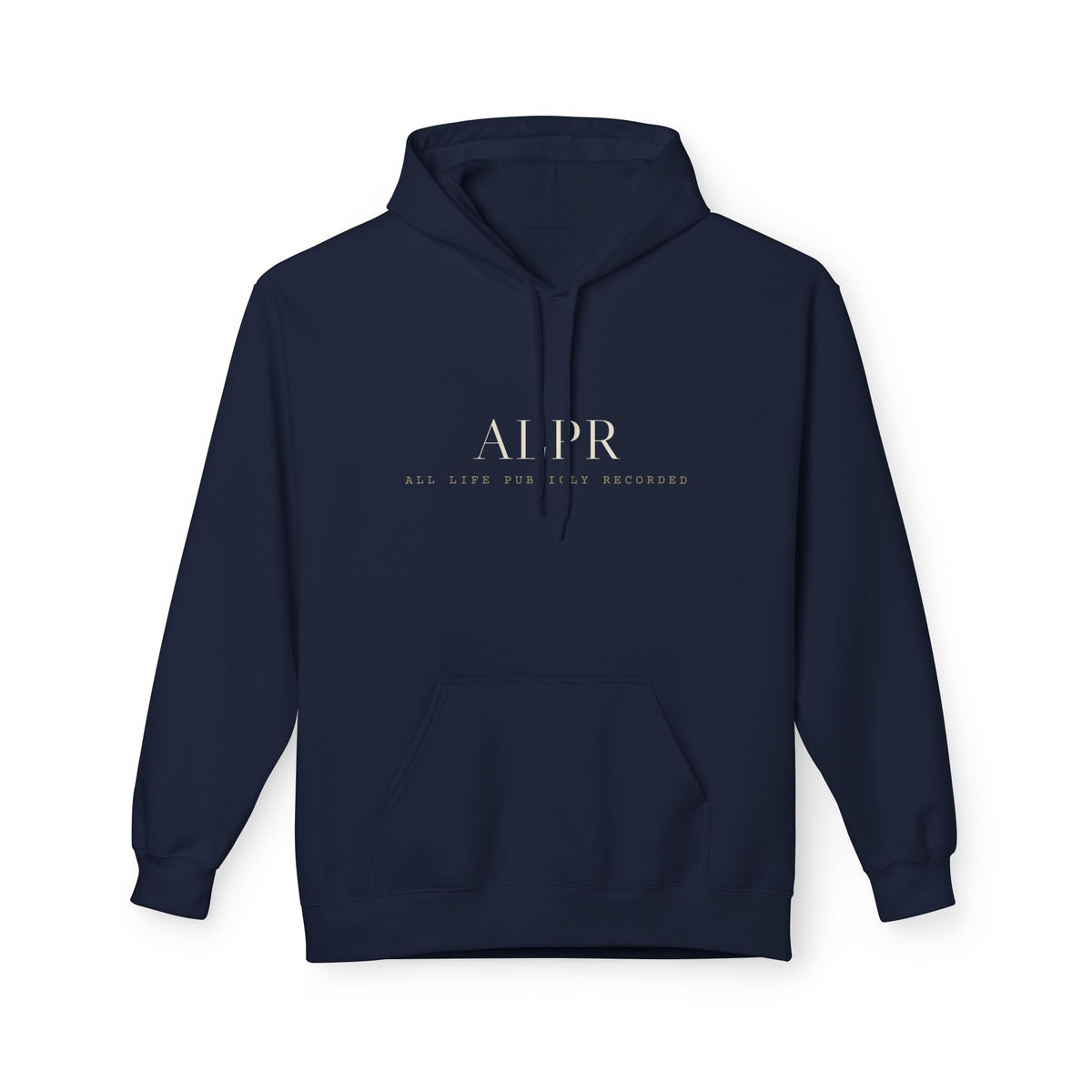 ALPR — All Life Publicly Recorded Hoodie (Black)