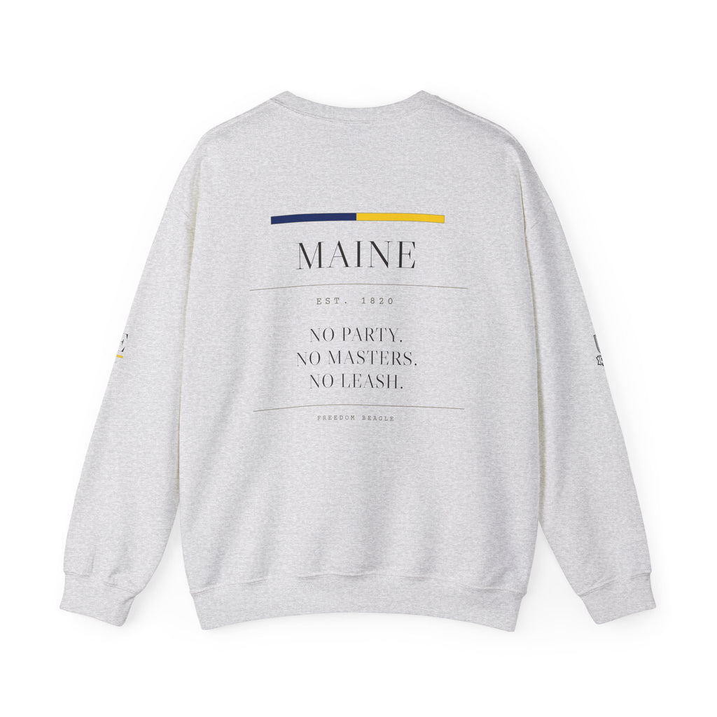 Maine — Freedom Beagle State Series Crewneck (Sand)