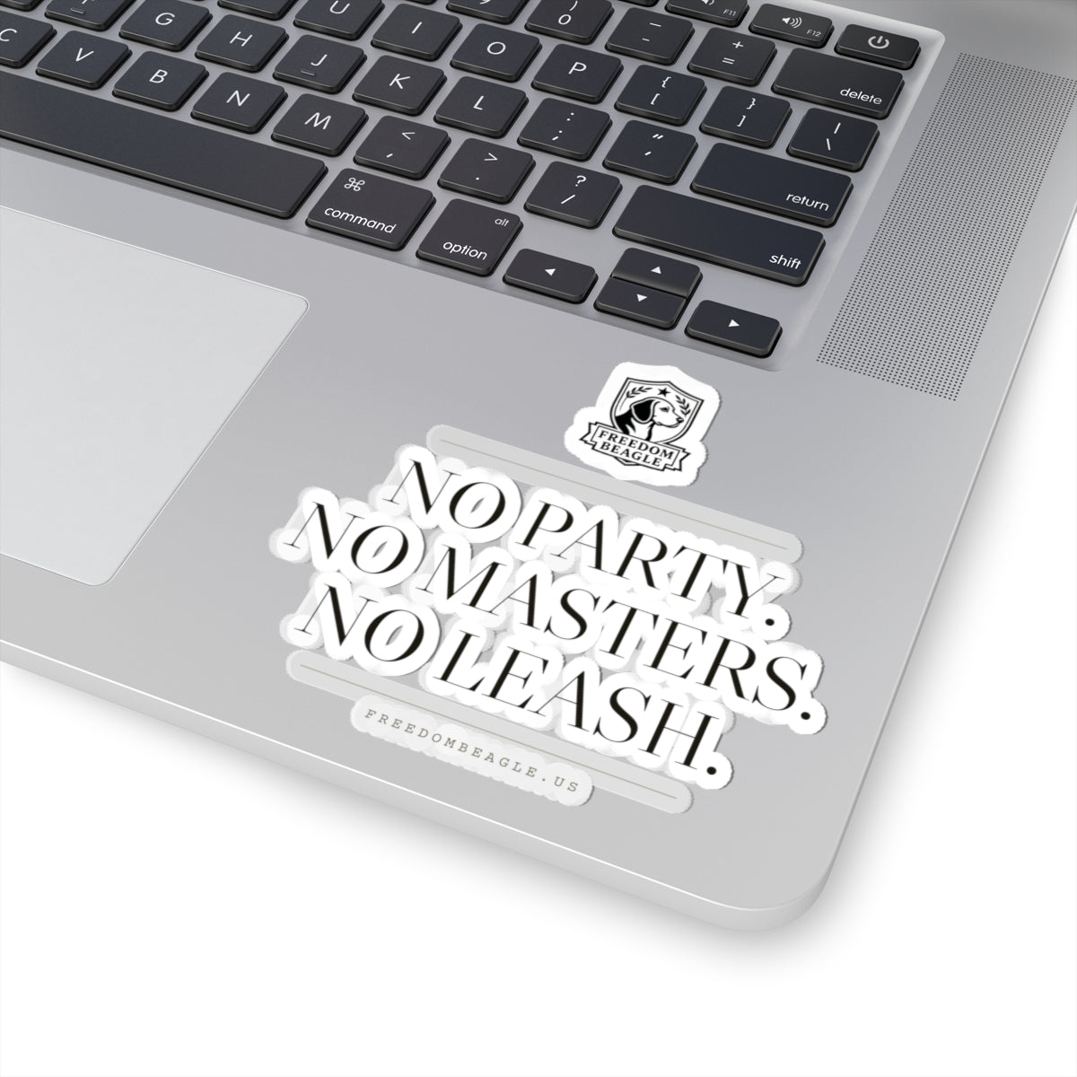 No Party, No Masters, No Leash — Sticker