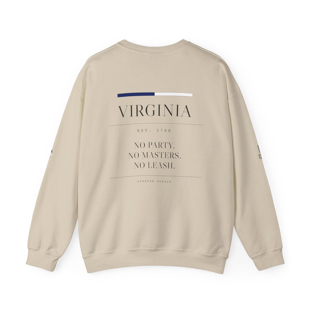 Virginia — Freedom Beagle State Series Crewneck (Sand)