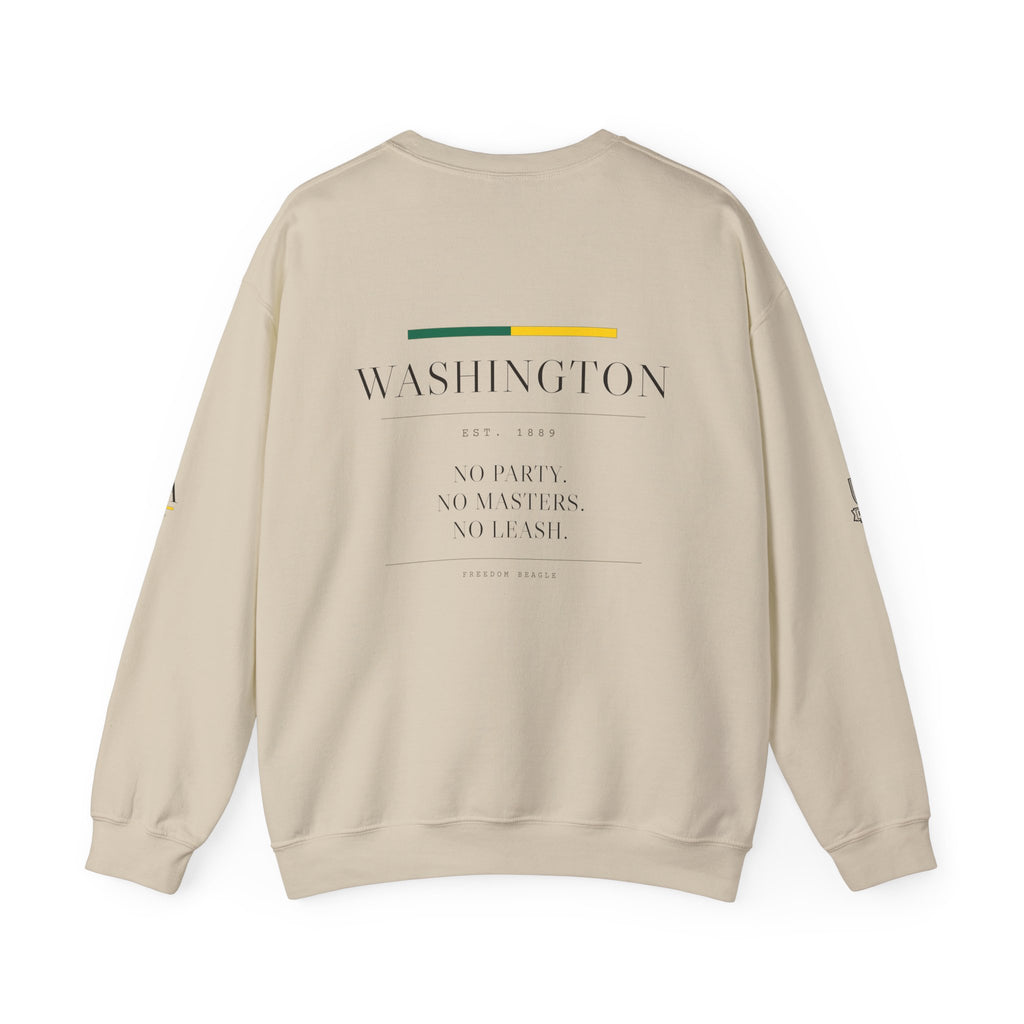 Washington — Freedom Beagle State Series Crewneck (Sand)