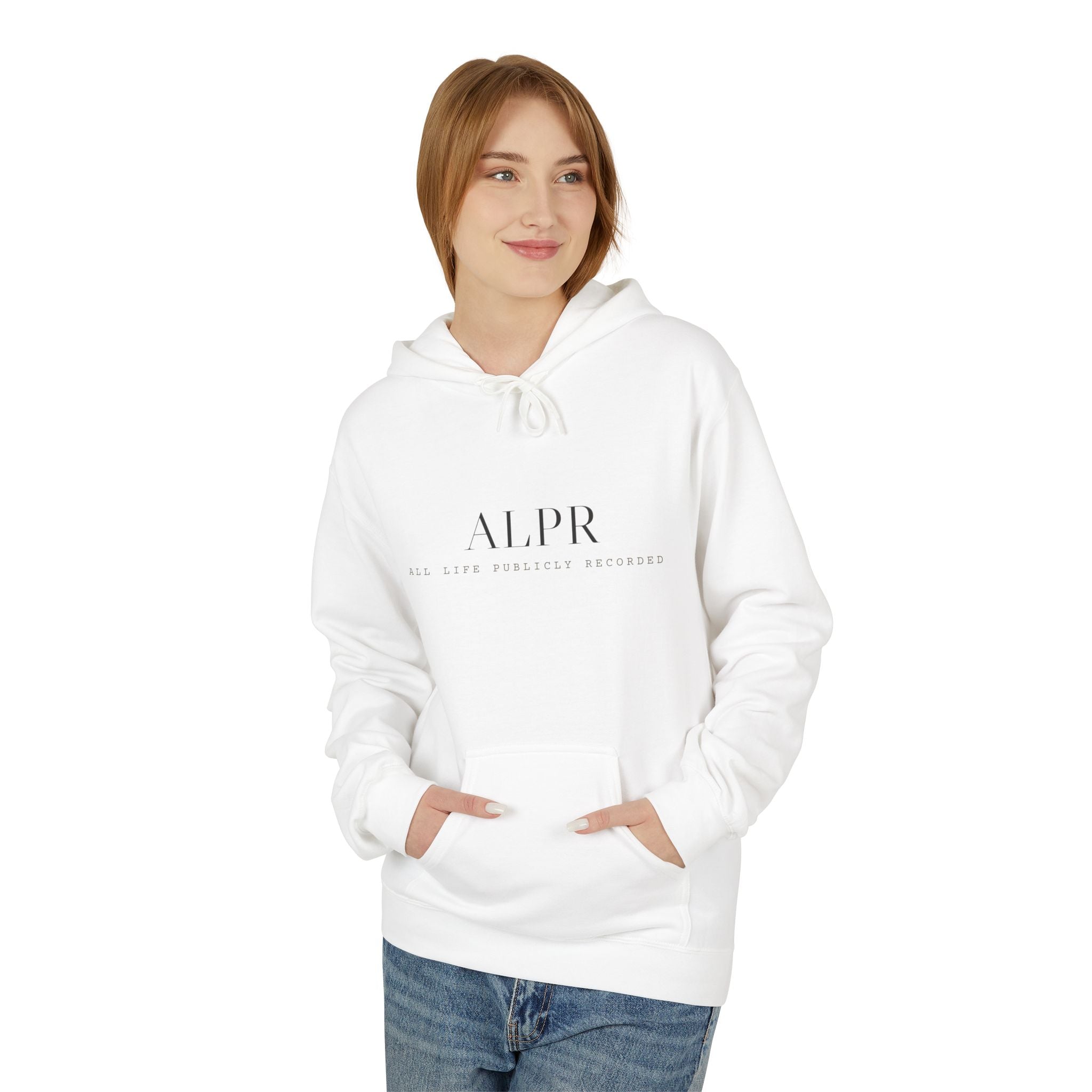 ALPR — All Life Publicly Recorded Hoodie (Cement)