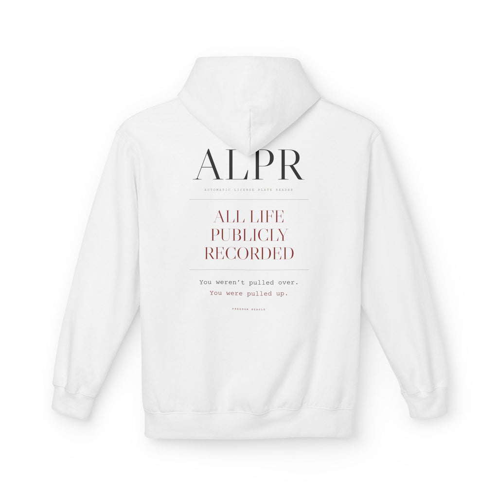 ALPR — All Life Publicly Recorded Hoodie (Cement)