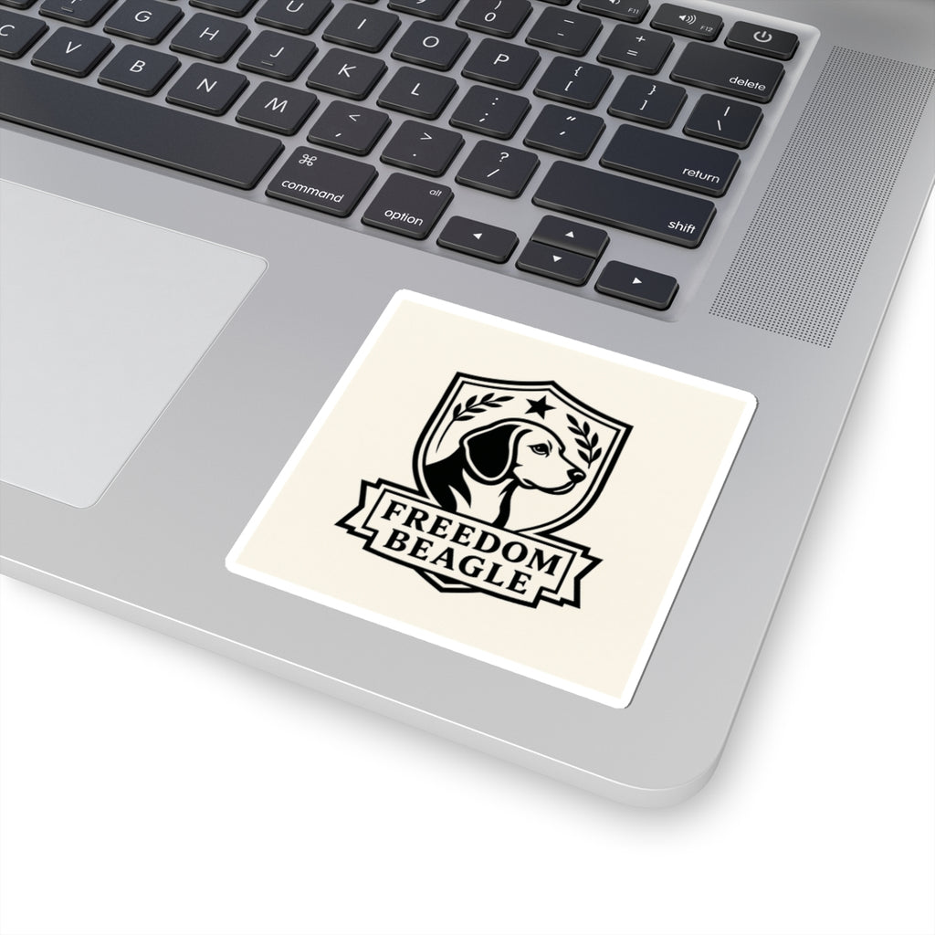 Beagle Freedom Kiss-Cut Stickers, Dog Lover Gift, Home Decor, Laptop Stickers, Pet Owner Accessories