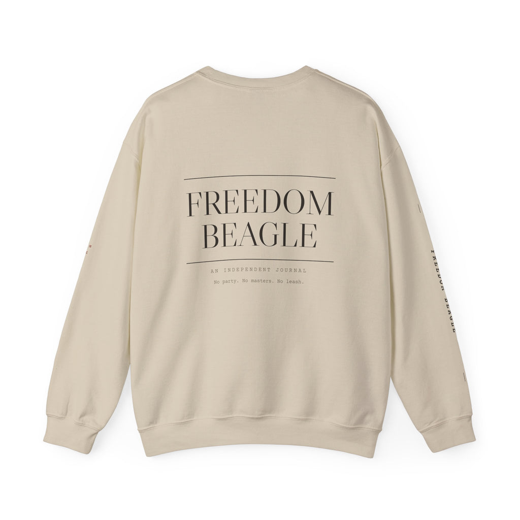 Monogram Full Kit Crewneck — Freedom Beagle, Stacked (Sand)