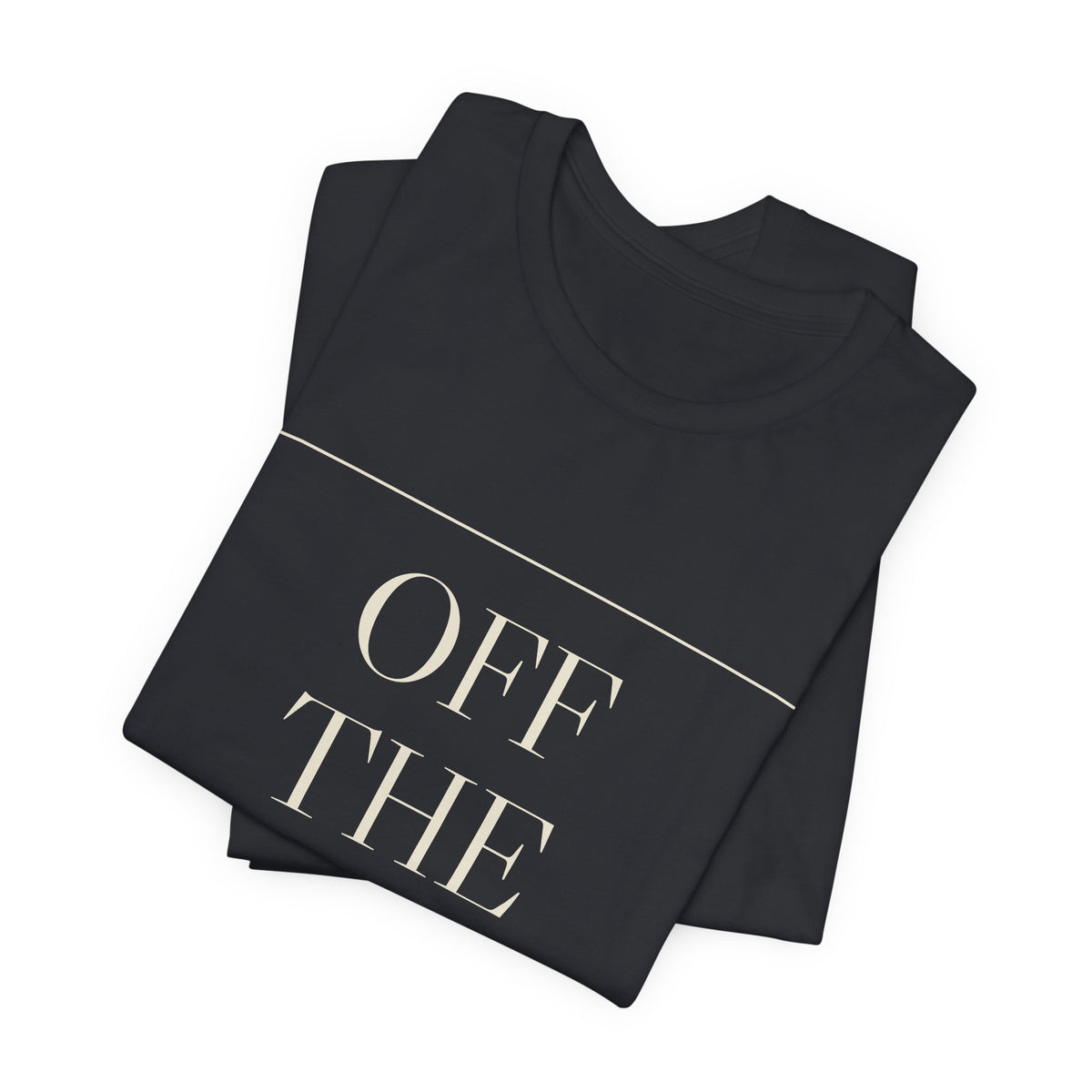 Off the Leash — Oversized Type Tee (Black)