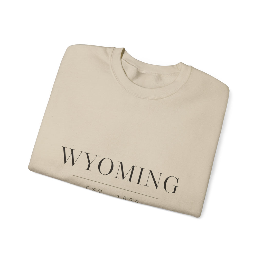 Wyoming — Freedom Beagle State Series Crewneck (Sand)