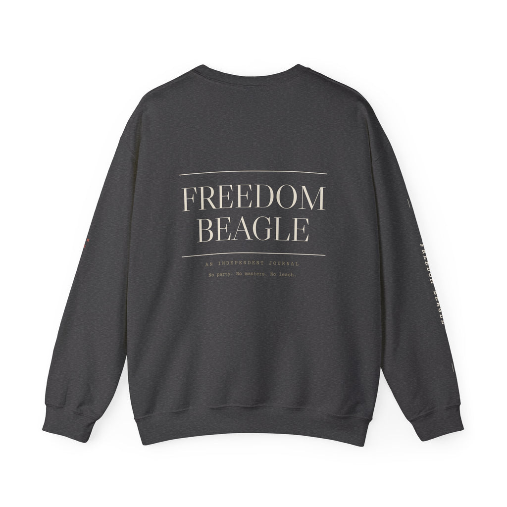 Monogram Full Kit Crewneck — Freedom Beagle, Stacked (Black)