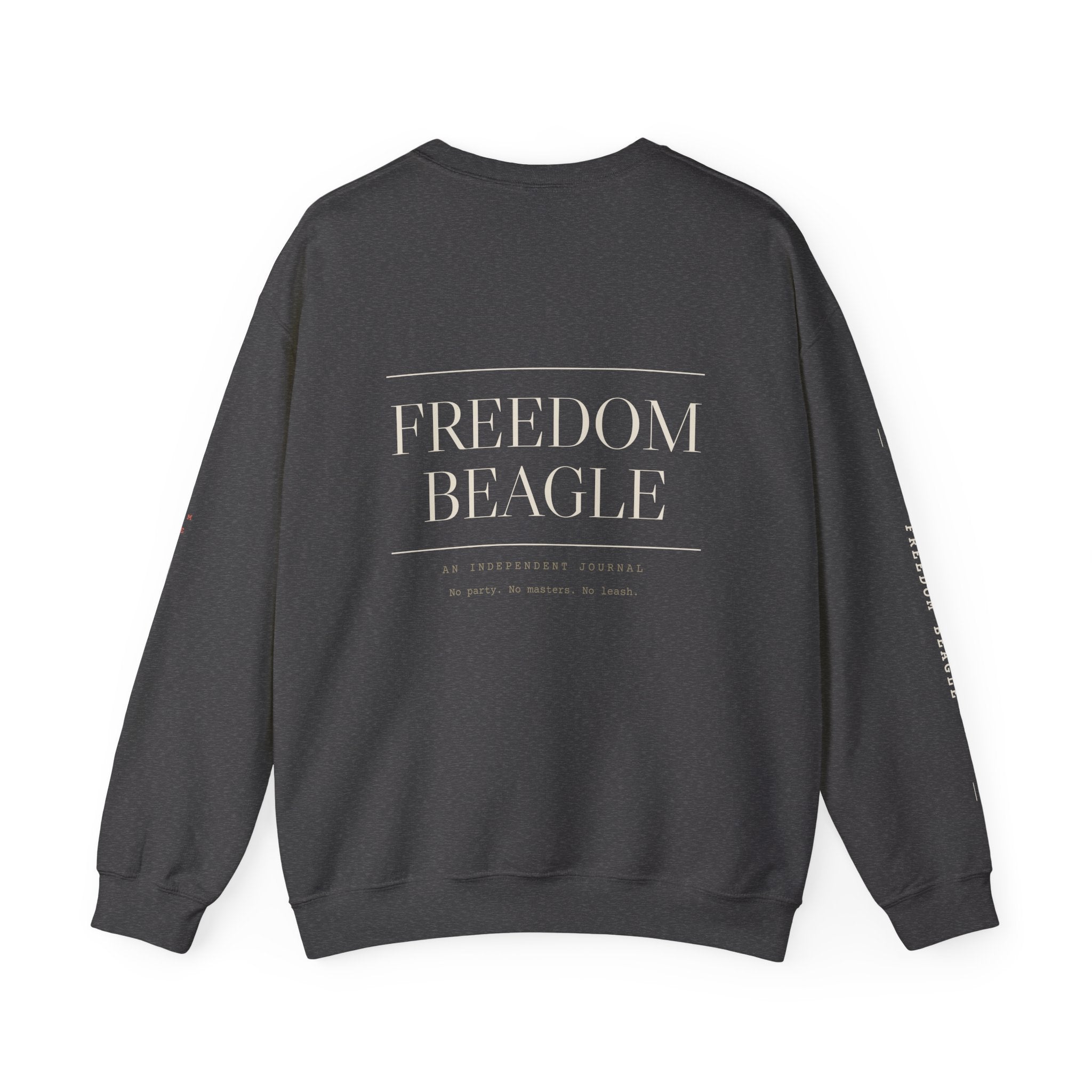 Monogram Full Kit Crewneck — Freedom Beagle, Stacked (Black)