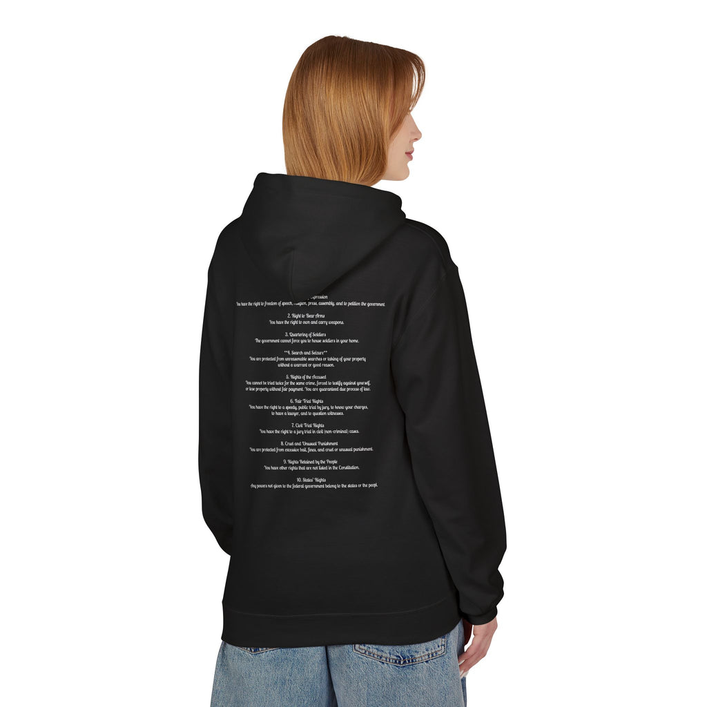 Hoodie - The Founding Beagle, Bill of Rights Design