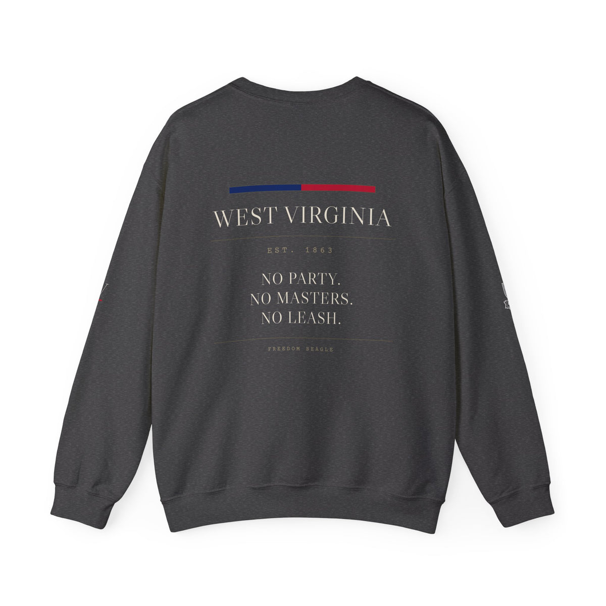 West Virginia — Freedom Beagle State Series Crewneck (Black)