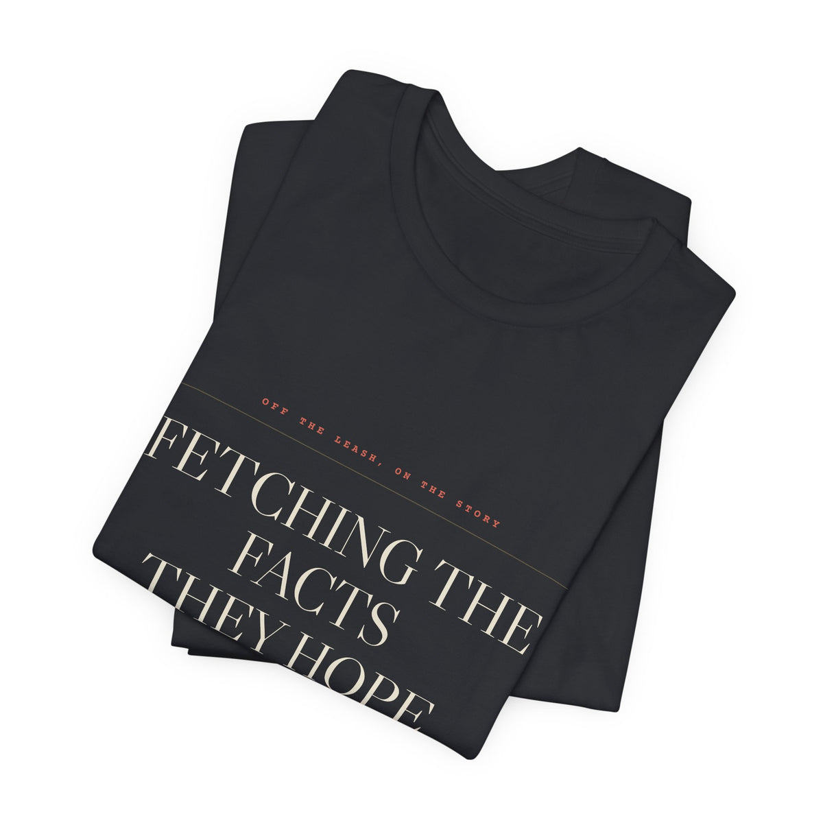 Fetching the Facts They Hope You Miss — Tee (Black)