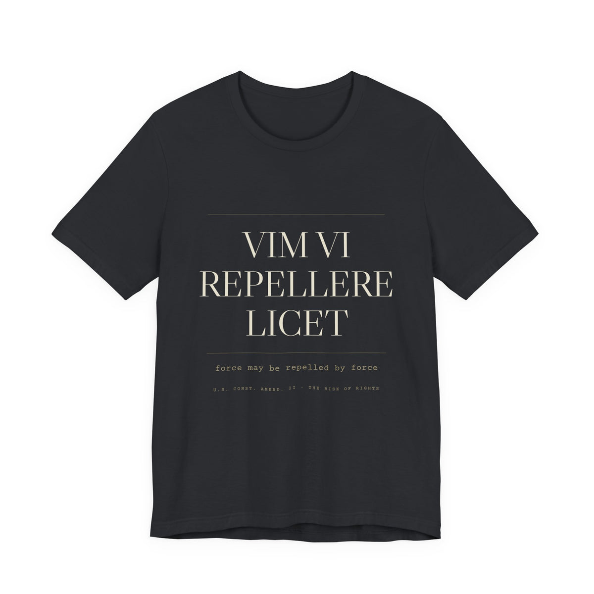 Vim Vi Repellere Licet — Second Amendment Tee (Black)