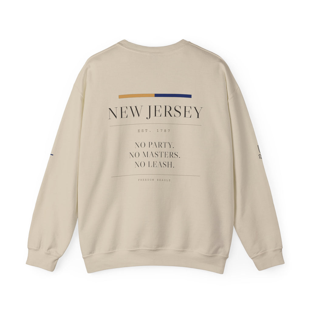 New Jersey — Freedom Beagle State Series Crewneck (Sand)