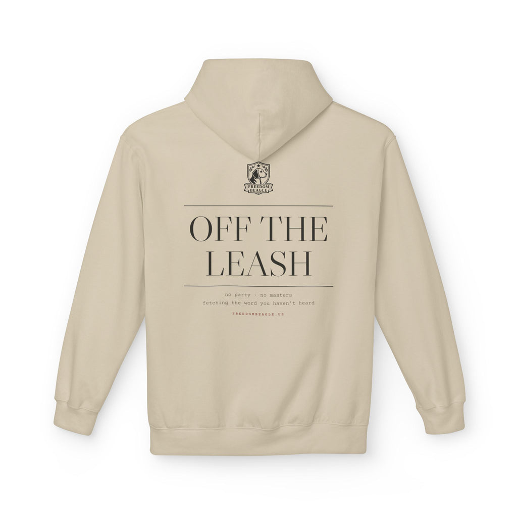 Off the Leash Hoodie — Full Back Print (Cement)