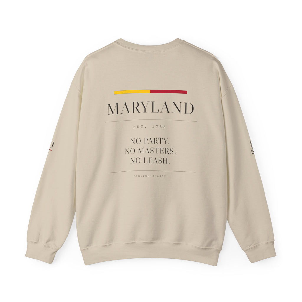 Maryland — Freedom Beagle State Series Crewneck (Sand)