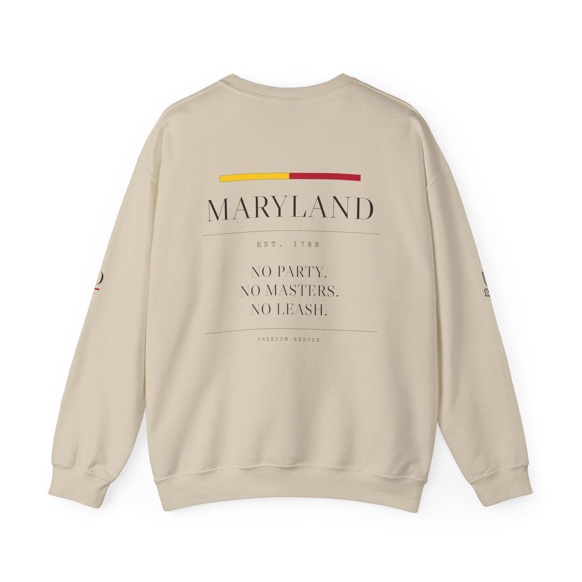 Maryland — Freedom Beagle State Series Crewneck (Sand)