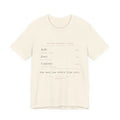 The Next One Starts From Zero — Fourth Amendment Tee (Natural)
