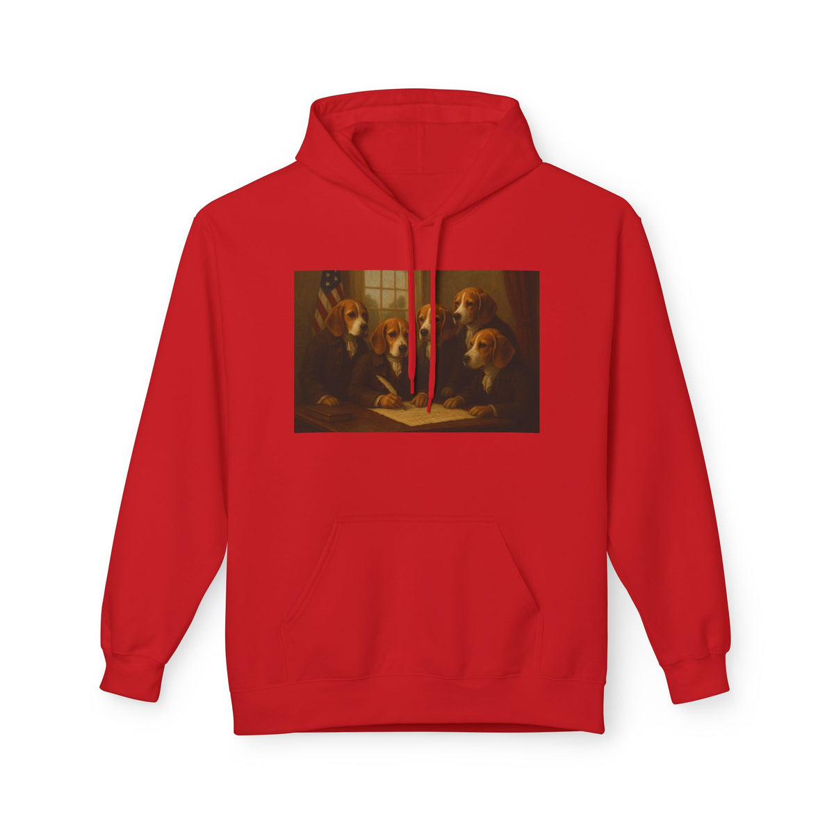 Hoodie - The Founding Beagle, Bill of Rights Design