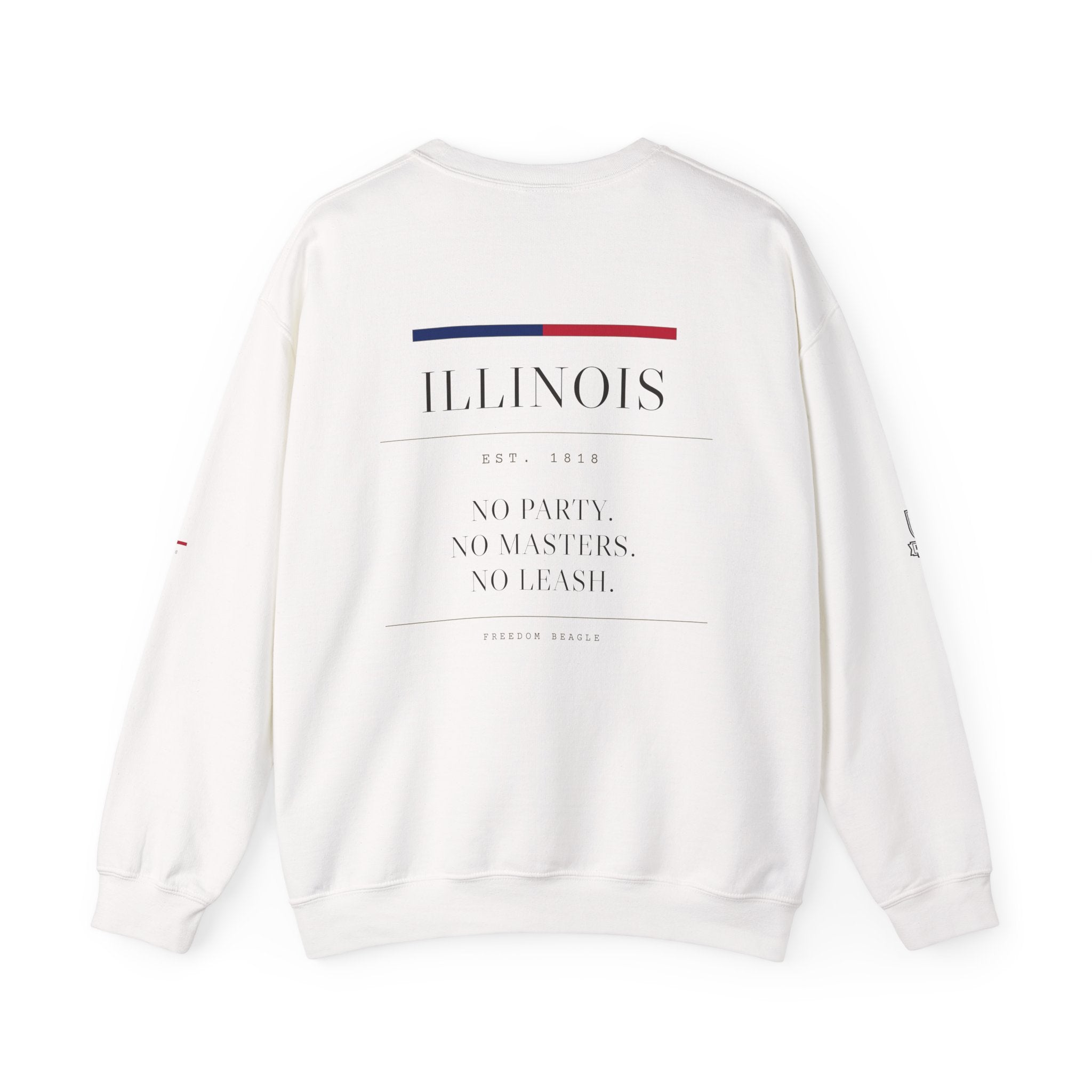 Illinois — Freedom Beagle State Series Crewneck (Sand)