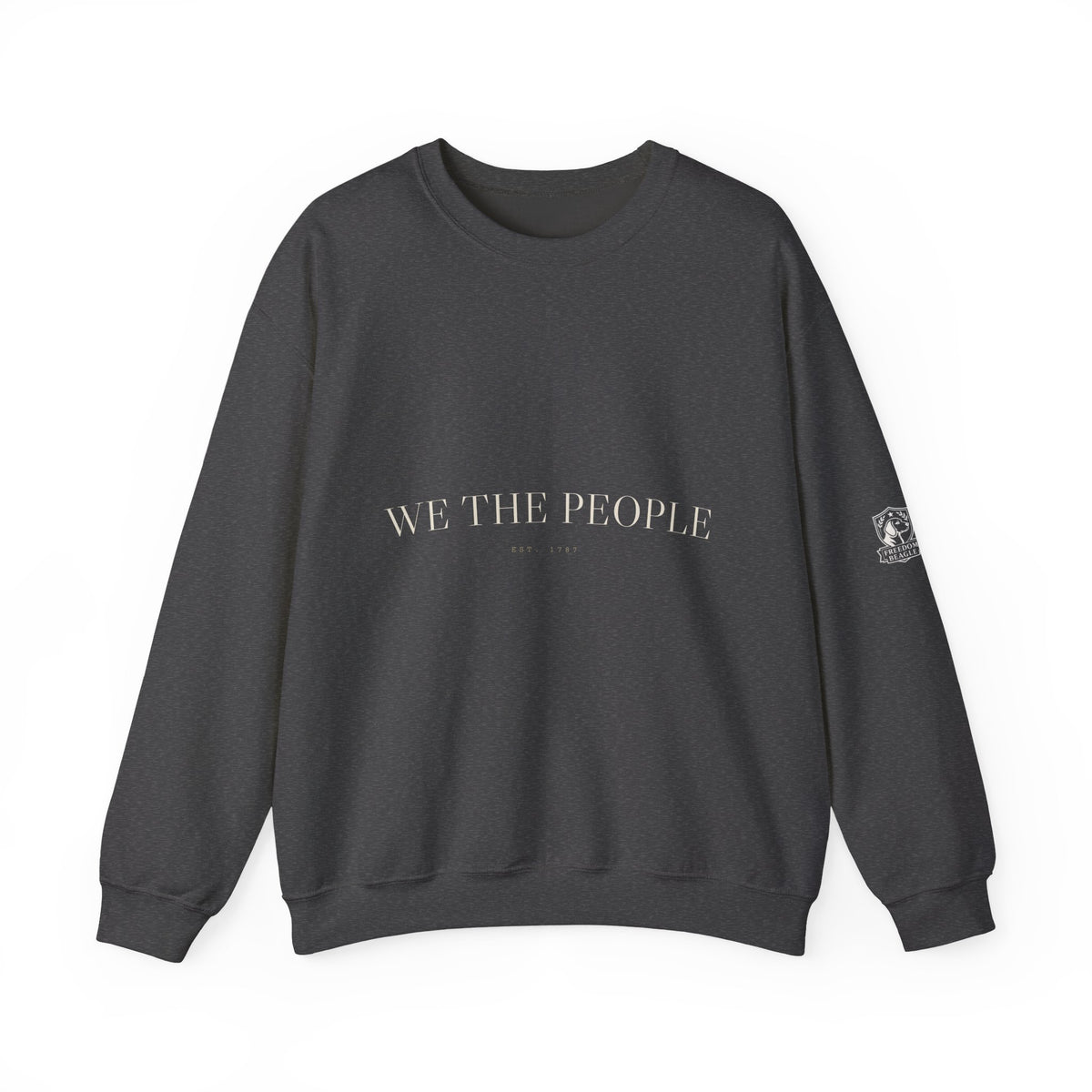 We The People Crewneck — Est. 1787 (Black)