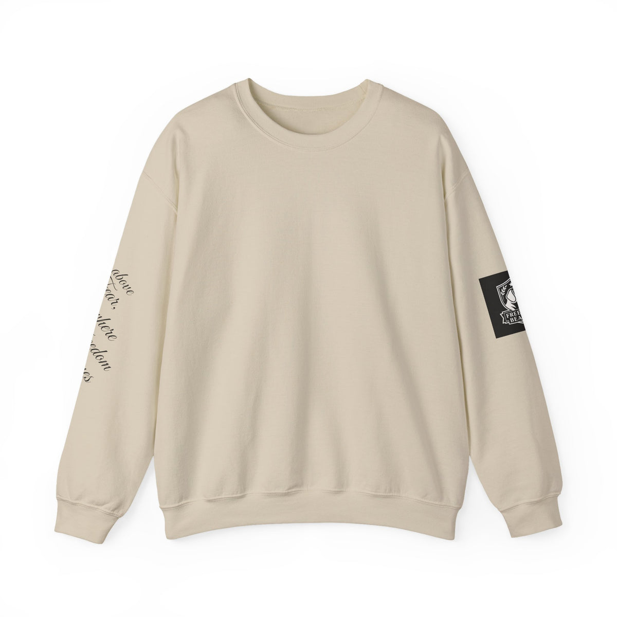 Crewneck Sweatshirt - Rise Above Fear Freedom Beagles on Eagles Design
